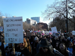 Women’s mass demonstration on the Boston Common