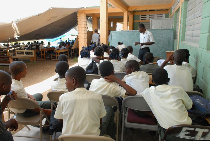 L'école a repris ses cours, Haïti mais 2011