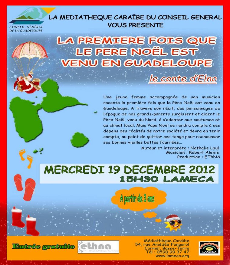 Père Noël en Guadeloupe