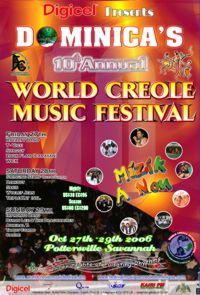10ème World creole music Festval de la Dominique