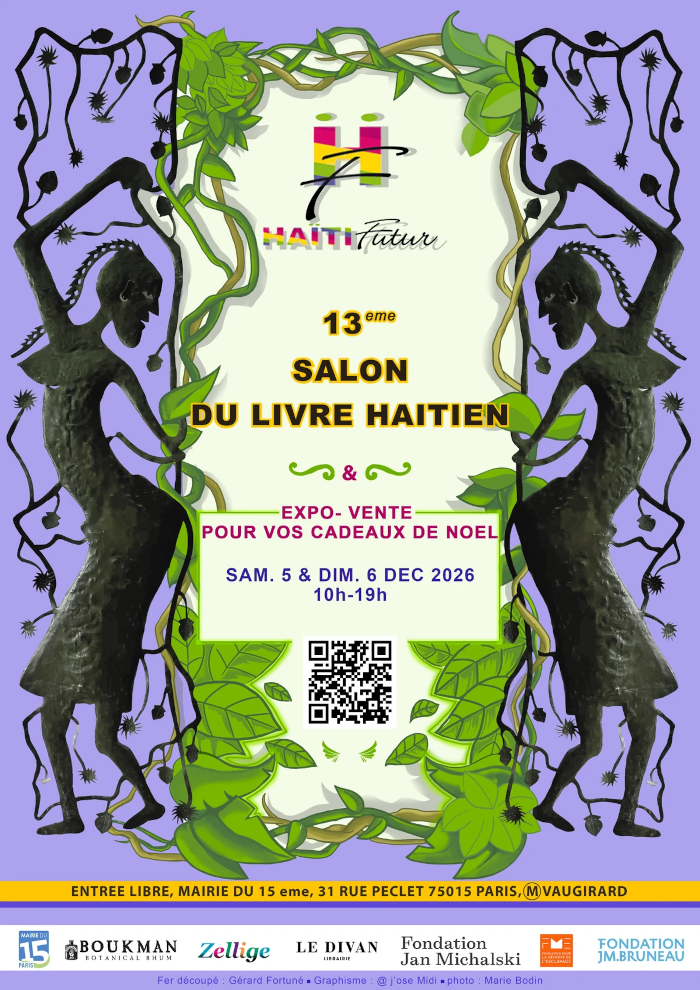 13&egrave;me &eacute;dition
du salon du livre ha&iuml;tien
2026