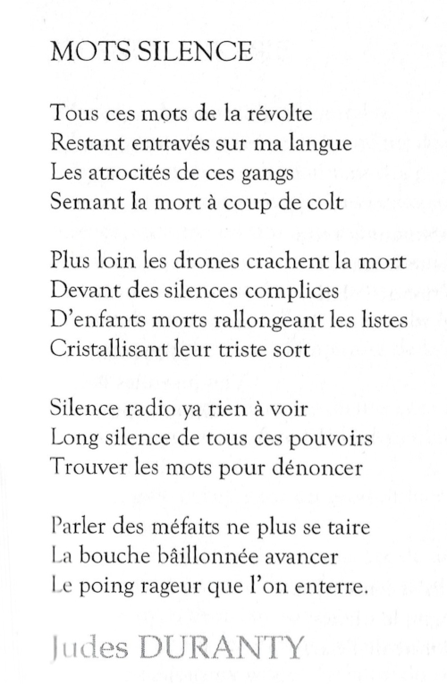Les mots du silence Les mots du silence