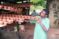 Fabrication des diyas